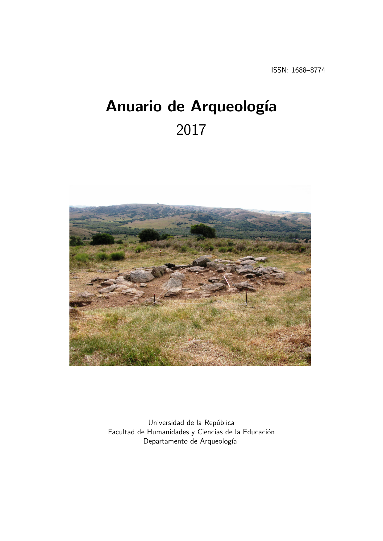 					Ver Vol. 7 Núm. 2 (2018): Anuario de Arqueología -2017-
				